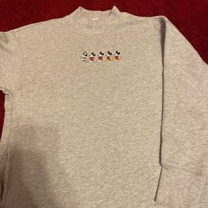 Uniqlo Disney Mickey Mouse Sweater Shirt Dress